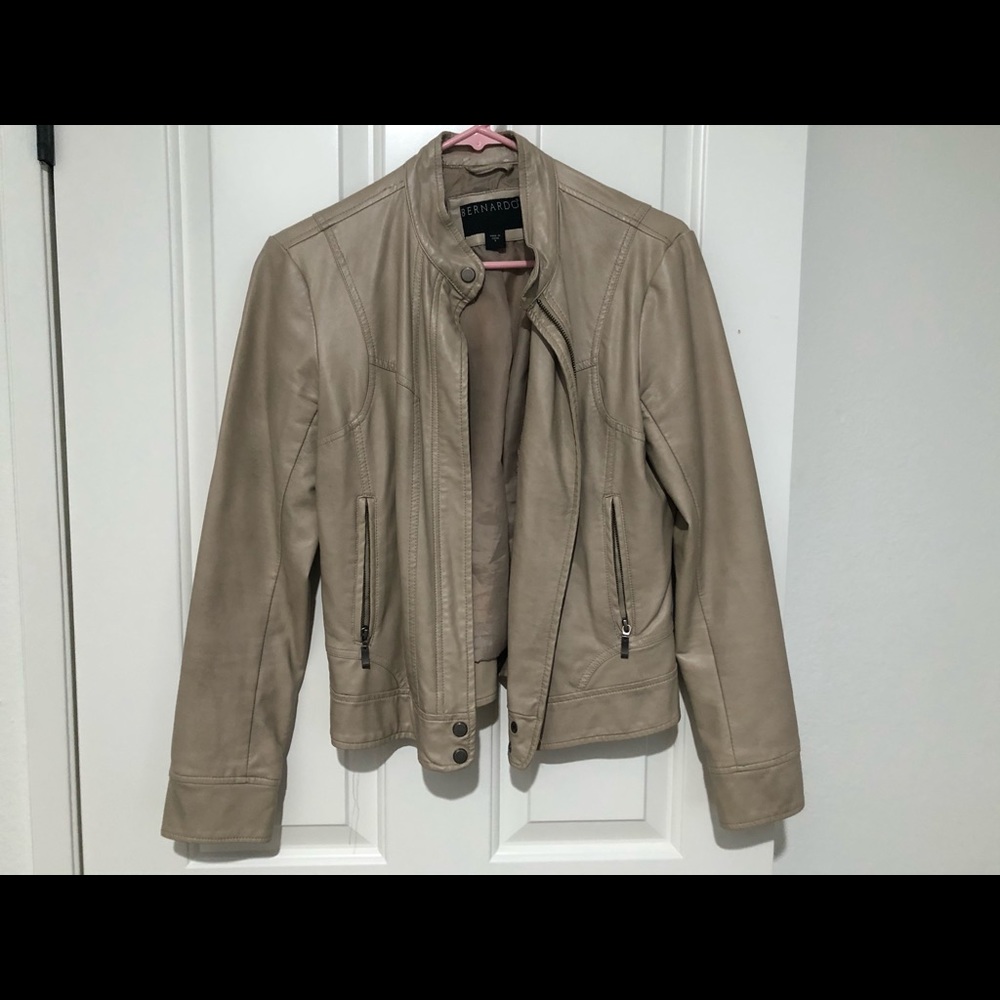 Bernardo fake leather jacket